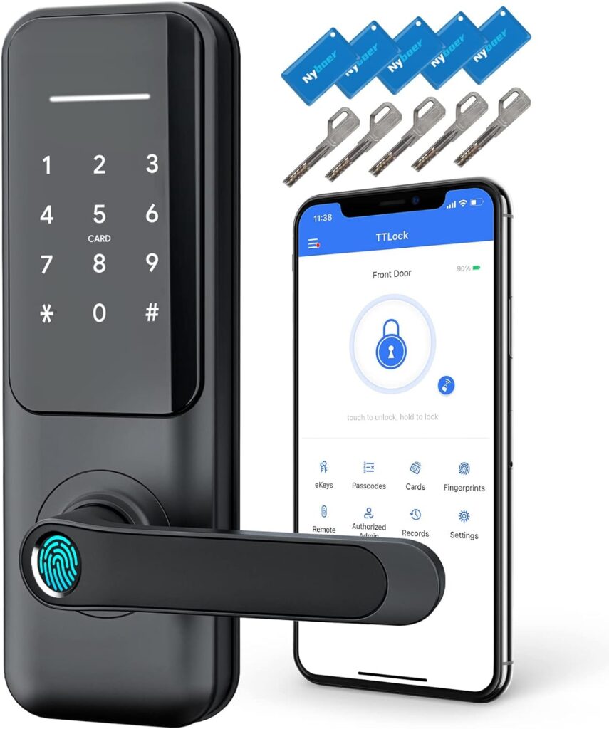 Keyless Fingerprint Smart Door Lock