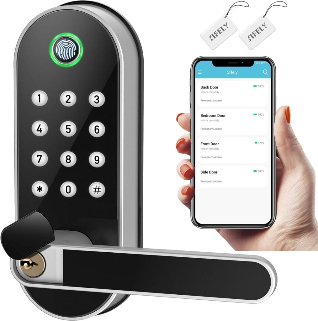 Sifely Smart Lock - Biometric Fingerprint Smart Door Lock