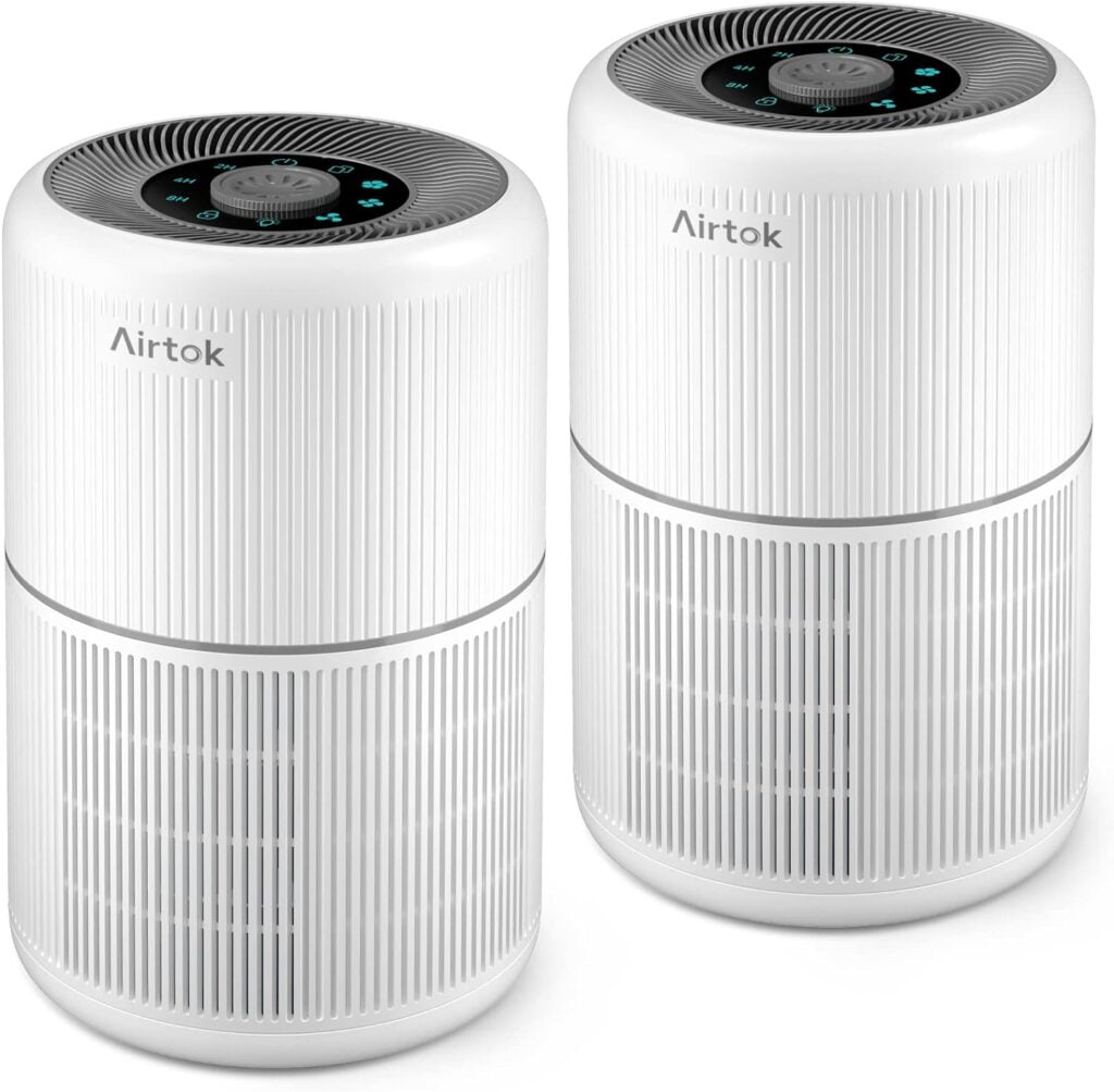 2 Pack Air Purifier for Home Bedroom 